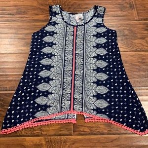Japna Kids Size 12 Light Flowy Paisley Tank Top